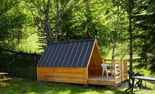 Cabane Trappeur, Saint-Sorlin-d'Arves, Camping Le Domaine du Trappeur