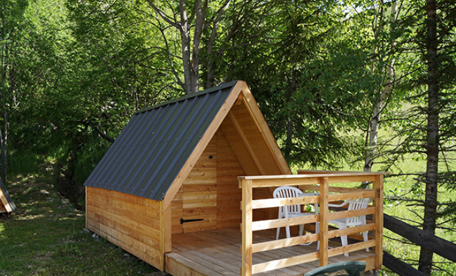 Cabane Trappeur, Saint-Sorlin-d'Arves, Camping Le Domaine du Trappeur