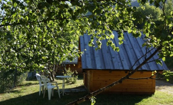 Hutte Trappeur, Saint-Sorlin-d'Arves, Camping Le Domaine du Trappeur