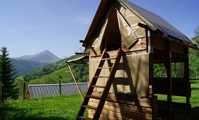 Tente Trappeur Bivouac, Saint-Sorlin-d'Arves, Camping Le Domaine du Trappeur