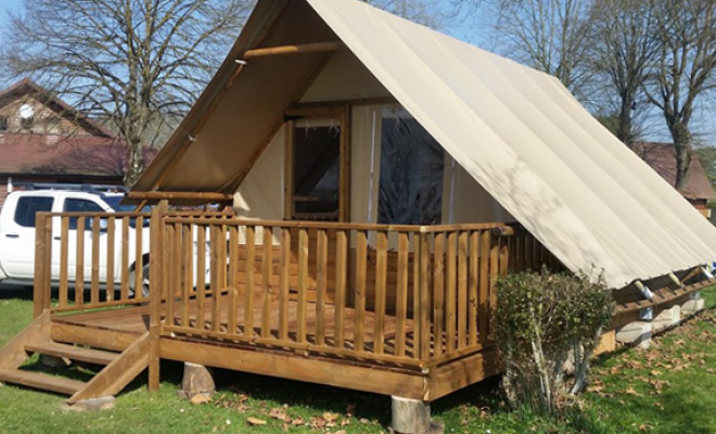 Tente Trappeur, Saint-Sorlin-d'Arves, Camping Le Domaine du Trappeur